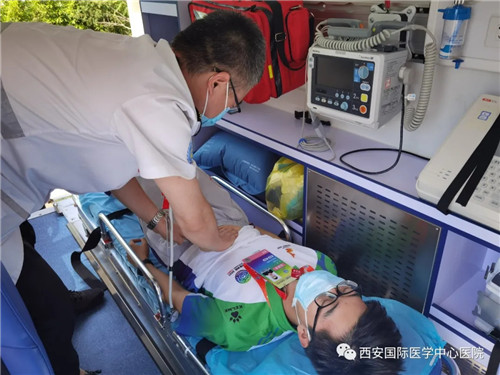 西安国际医学中心医院医疗保障小组助力十四运